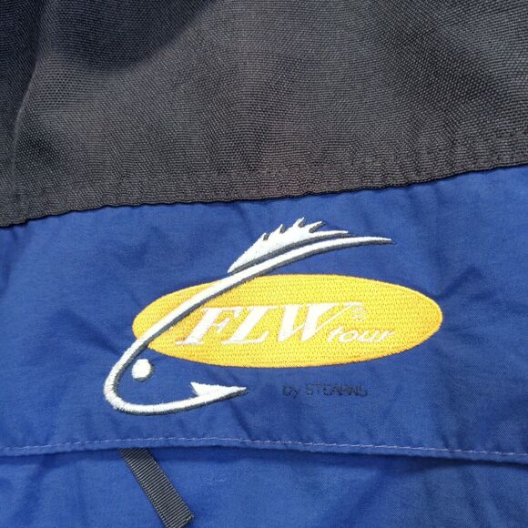 Fishing League Worldwide Stearns Men's Dry Wear Jacket Blue Size M Nylon Logo - Picture 8 of 13